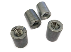 Round weld nuts