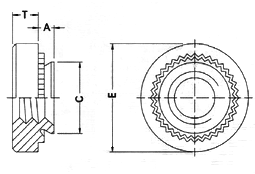 self-clinching nuts drawing