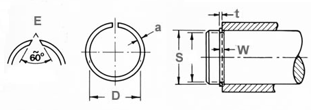 SW Snap rings drawing